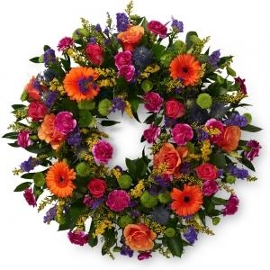 Mixed Flower Wreath