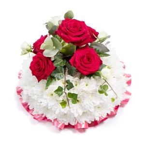 Red & White Posy