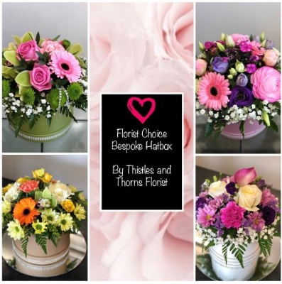 Florist Choice Bespoke Hatbox