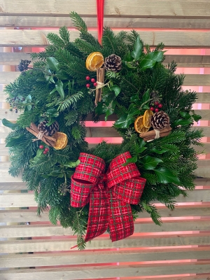 Traditional Door Wreath