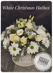 White Christmas Hatbox