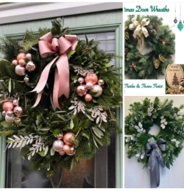 Christmas Door Wreaths