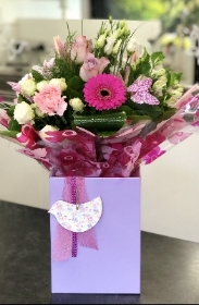 Pretty Pastels Aqua Bouquet//