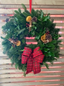 Traditional Door Wreath